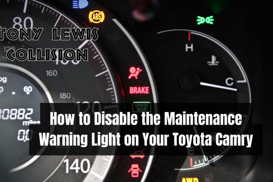 How to Disable the Maintenance Warning Light on Your Toyota Camry